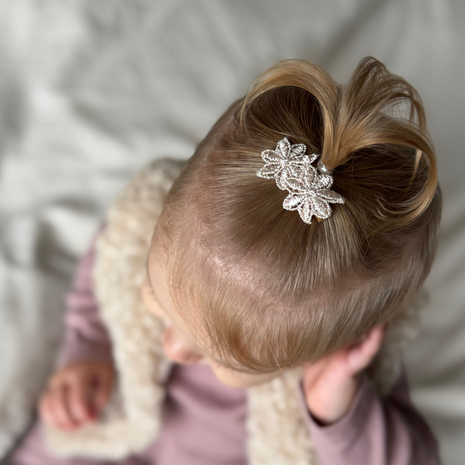 Your Little Miss Mollette per capelli neonata con fiori Nina - Twinkle bloom