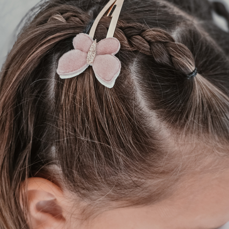 Your Little Miss Barrettes avec fleurs Nina - Butterfly belle