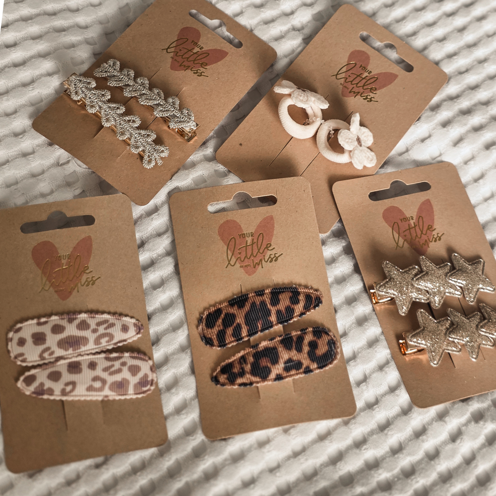 Your Little Miss Haarspeldjes Pippa - leopard Your Little Miss Haarspeldjes Pippa - leopard