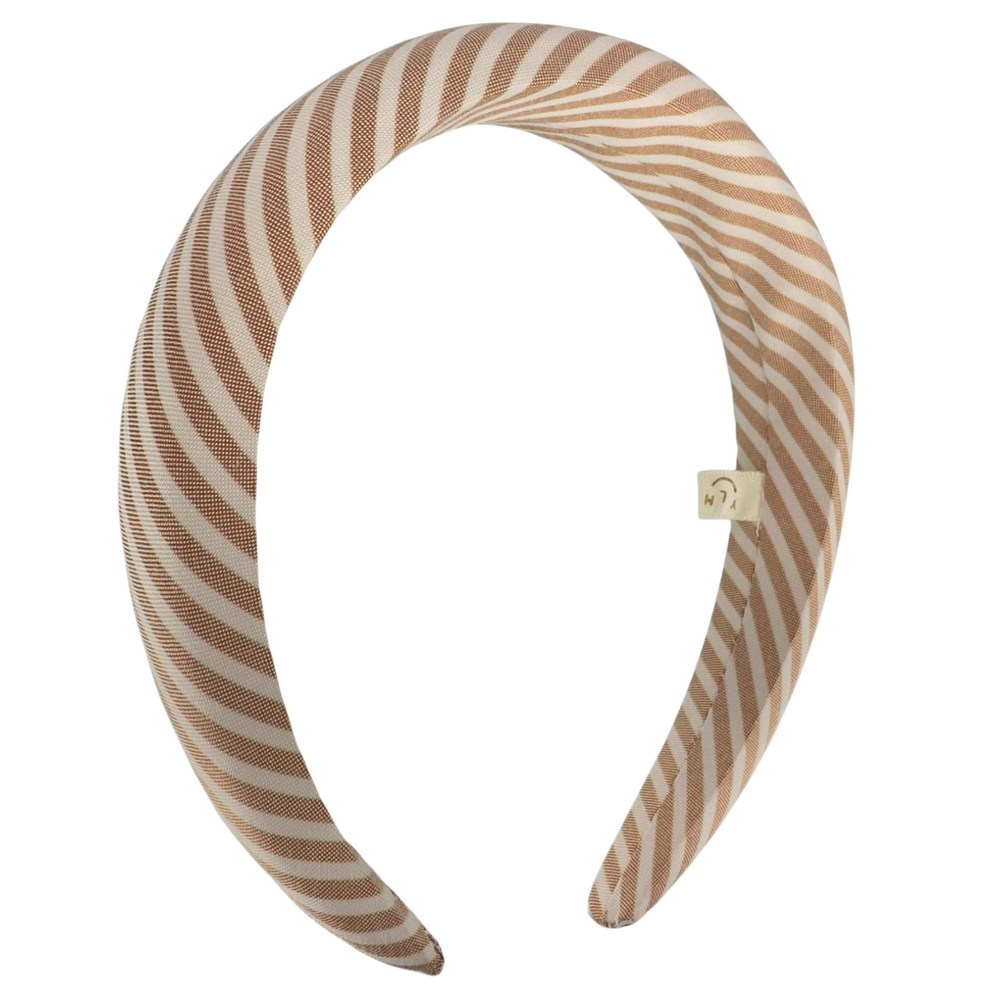 Your Little Miss Cerchietto largo Luna - Caramel stripe