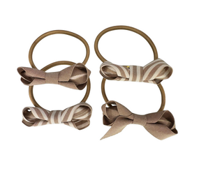 Your Little Miss Élastiques basiques avec nœud Loïs - Caramel stripe Your Little Miss Élastiques basiques avec nœud Loïs - Caramel stripe