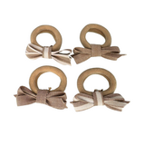 Your Little Miss Baby Haargummis mit Schleife Liv - Caramel stripe Your Little Miss Baby Haargummis mit Schleife Liv - Caramel stripe