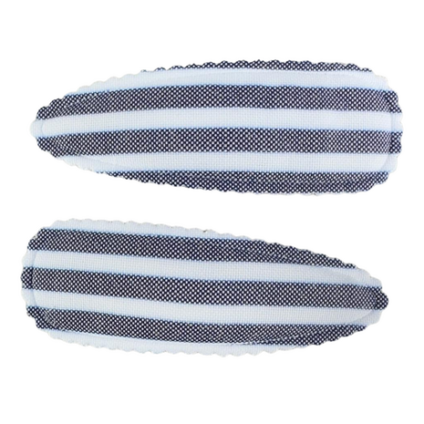 Your Little Miss Barrettes Pippa - Azure stripe