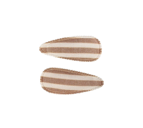 Your Little Miss Baby Haarspangen Pippa - Caramel stripe Your Little Miss Baby Haarspangen Pippa - Caramel stripe