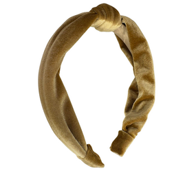 Your Little Miss Wide headband with knot Lexi - Honey spice Your Little Miss Wide headband with knot Lexi - Honey spice