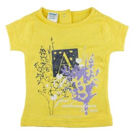 DIRKJE BABYKLEDING T-shirt Vintage Luxury (geel)