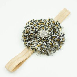 Haarbandje luipaard bruin