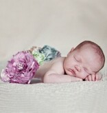 Set van vintage sjerp en haarbandje