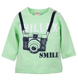 DIRKJE BABYKLEDING Longsleeve Smile (mint) - Dirkje babykleding