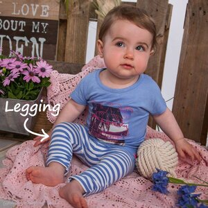 DIRKJE BABYKLEDING Legging Pleasures (lila) - Dirkje babykleding