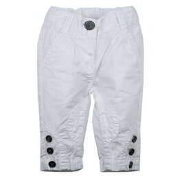 DIRKJE BABYKLEDING Broek Little Seahorse (wit)