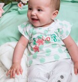 DIRKJE BABYKLEDING Broek Little Seahorse (wit) - Dirkje babykleding
