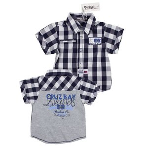 DIRKJE BABYKLEDING Blouse Cruz Bay (kobalt) - Dirkje babykleding