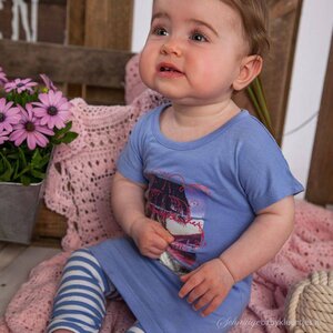 DIRKJE BABYKLEDING Tuniek Pleasures (lila) - Dirkje babykleding