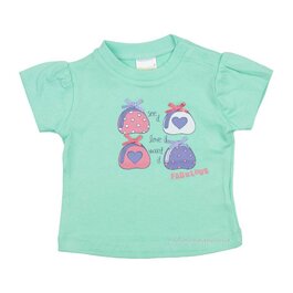 DIRKJE BABYKLEDING T-shirt Fabulous (azuur)