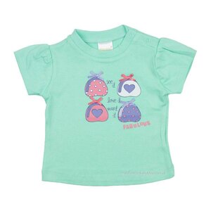DIRKJE BABYKLEDING T-shirt Fabulous (azuur) - Dirkje babykleding