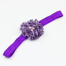 Haarbandje luipaard (paars)