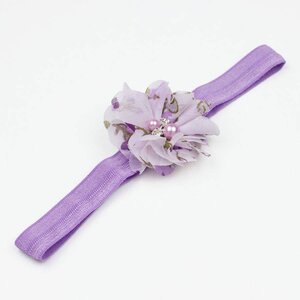 Haarbandje bloem (lila)