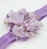 Haarbandje bloem (lila)