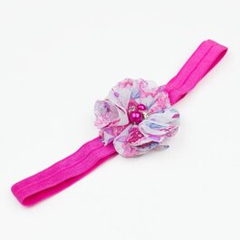Haarbandje bloem (fuchsia)