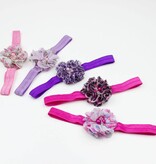 Haarbandje bloem (fuchsia)