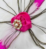 Baby haarband chique (wit)