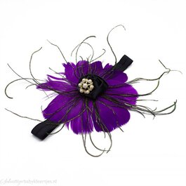 Haarbandje chique (paars)