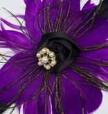 Baby haarband chique (paars)