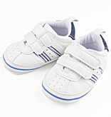 Babyschoentjes: witte gympen