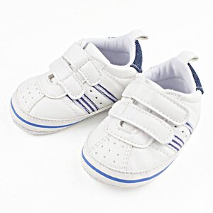 Babyschoentjes: witte gympen