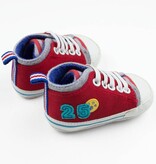 Babyschoentjes: rode gympen