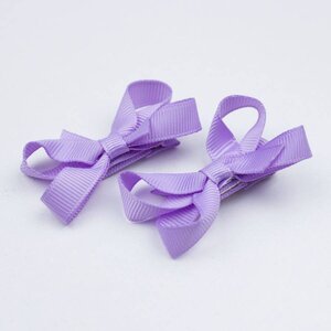 Baby haarspeldjes mini strikje (lila)