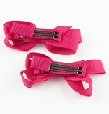 Baby haarspeldjes mini strikje (fuchsia)