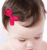 Baby haarspeldjes mini strikje (fuchsia)