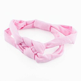 Haarband matrozen knoop (lichtroze)