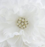 Diadeem pioenrood (wit)