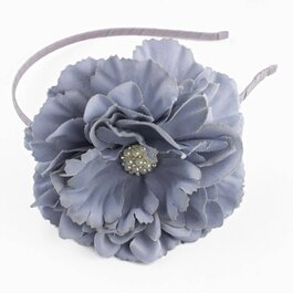 Diadeem pioenroos (grijs)