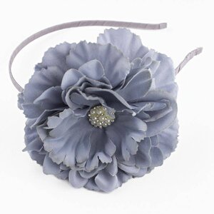 Diadeem pioenrood (grijs)