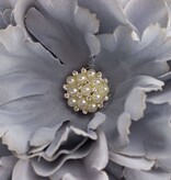 Diadeem pioenrood (grijs)