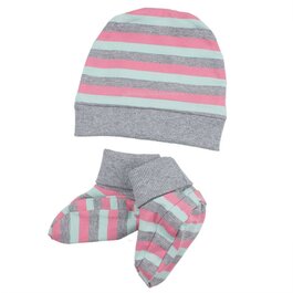 DIRKJE BABYKLEDING Baby mutsje en slofjes Separate Girls