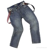 DJ Dutchjeans Jeans met bretels Living | DJ Dutchjeans kinderkleding