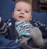 DIRKJE BABYKLEDING Vest First Flight (lichtblauw) | Dirkje babykleding
