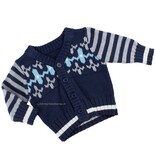 DIRKJE BABYKLEDING Vest First Flight (lichtblauw) | Dirkje babykleding