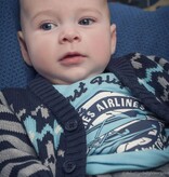 DIRKJE BABYKLEDING Vest First Flight (lichtblauw) | Dirkje babykleding