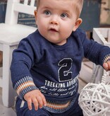 DIRKJE BABYKLEDING Jogging trui Navigation (oranje) | Dirkje babykleding