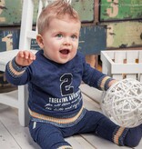 DIRKJE BABYKLEDING Jogging trui Navigation (oranje) | Dirkje babykleding