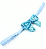 Baby haarbandje kleine strik blauw