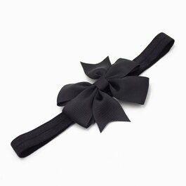 Haarbandje strik (zwart)