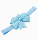 Baby haarbandje strik (lichtblauw)