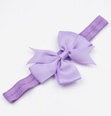 Baby haarbandje strik (lila)